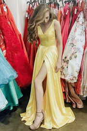 elegant-long-yellow-prom-gown-with-leg-slit-side-1