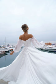 ethereal-chiffon-wedding-dress-with-off-the-shoulder-sleeves-1