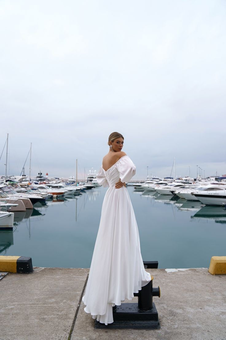 ethereal-chiffon-wedding-dress-with-off-the-shoulder-sleeves-3