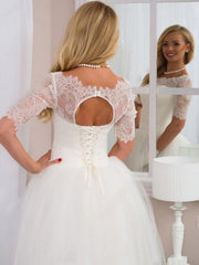 floor-length-tulle-ivory-wedding-gowns-with-lace-off-the-shoulder-2