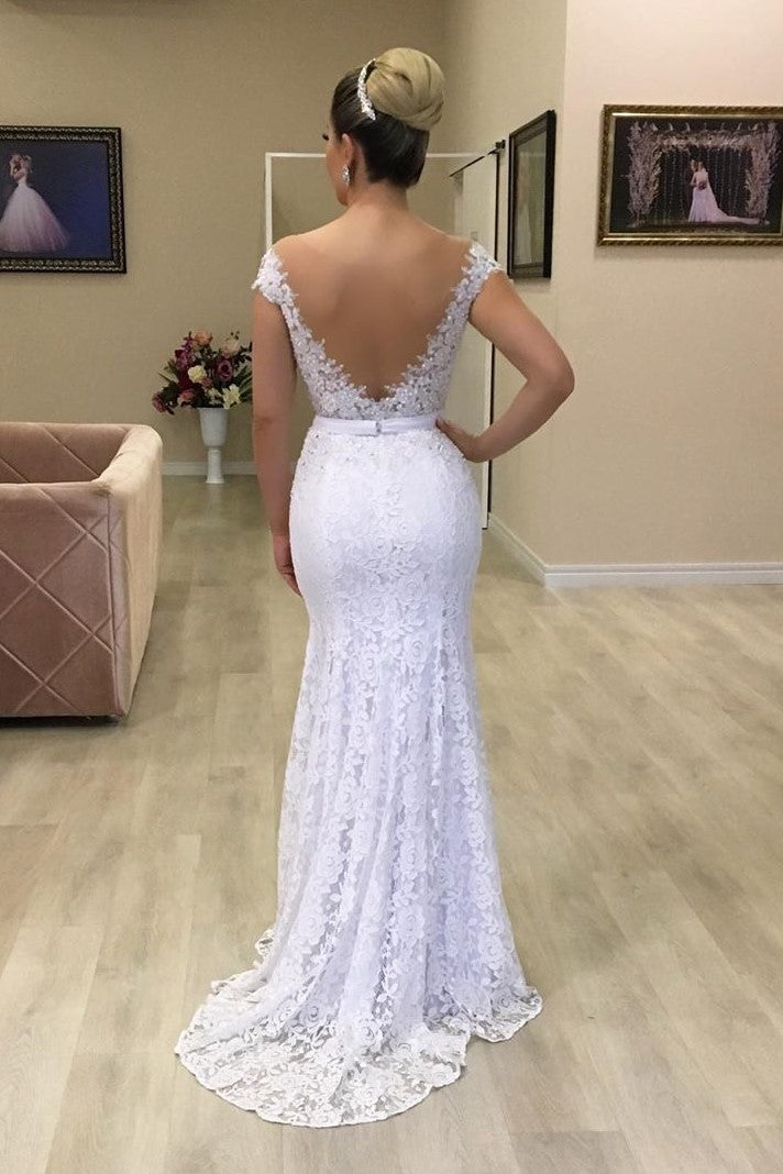 lace-capped-sleeves-slim-wedding-gown-with-sheer-back-1