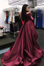 folded-off-the-shoulder-burgundy-prom-dress-with-overskirt-1