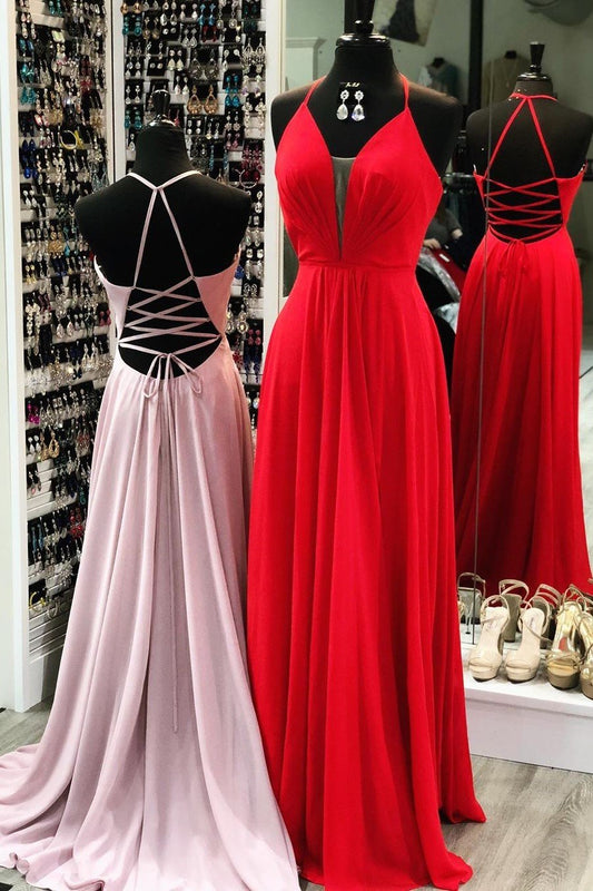 halter-chiffon-long-prom-dresses-with-lace-up-back