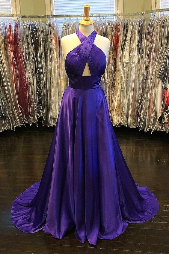 halter-purple-long-prom-party-dress-with-sweep-train