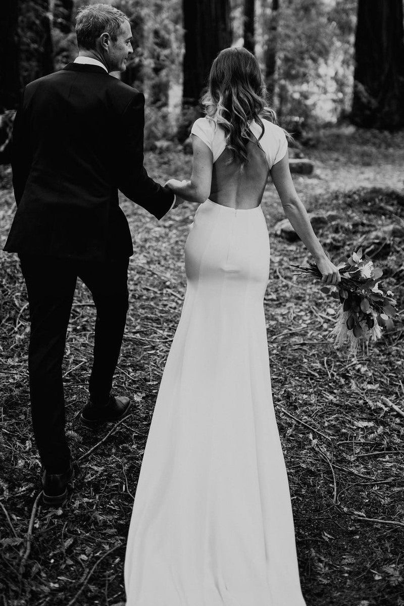 hollow-back-simple-bride-dresses-with-sleeves-1
