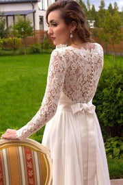 illusion-lace-long-sleeves-wedding-dress-with-chiffon-skirt-1