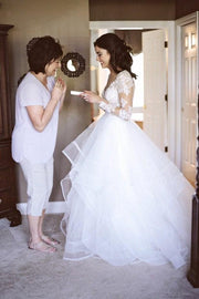 illusion-neckline-tulle-wedding-dress-with-lace-sleeves-3