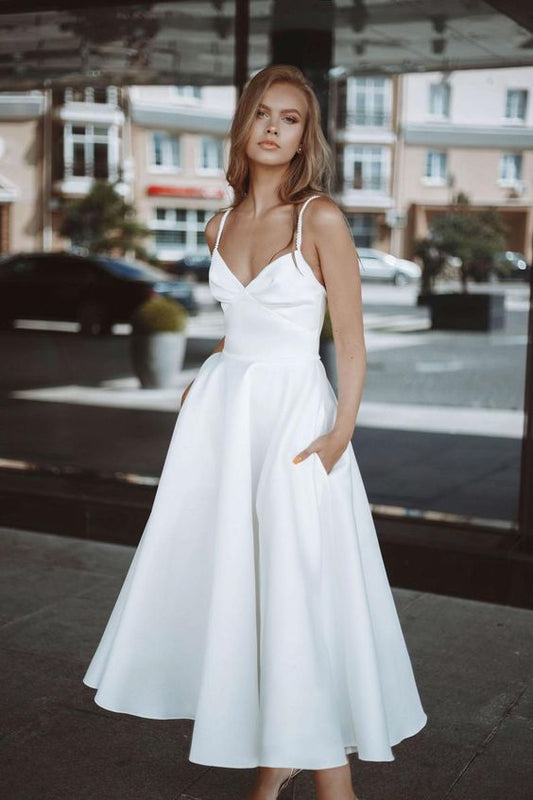 informal-short-white-wedding-dresses-with-pockets