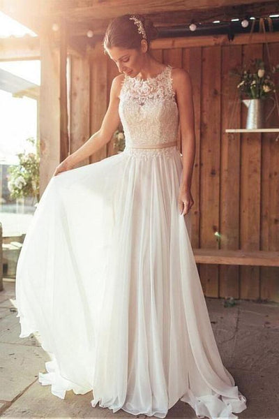 ivory-beach-wedding-dress-lace-chiffon-skirt-vestido-de-novia-de-playa