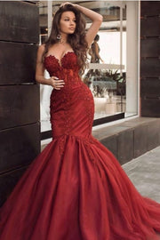 lace-appliqued-mermaid-red-prom-dresses-with-sweetheart-corset