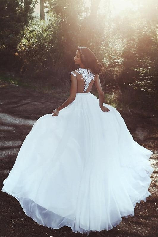 lace-bodice-boho-long-bridal-dress-with-chiffon-skirt-1