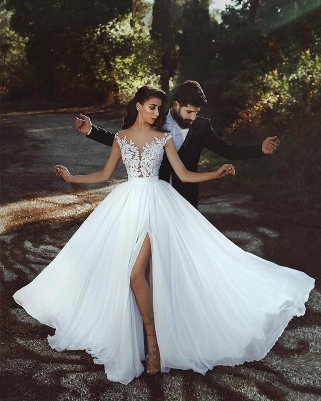 lace-bodice-boho-long-bridal-dress-with-chiffon-skirt-2
