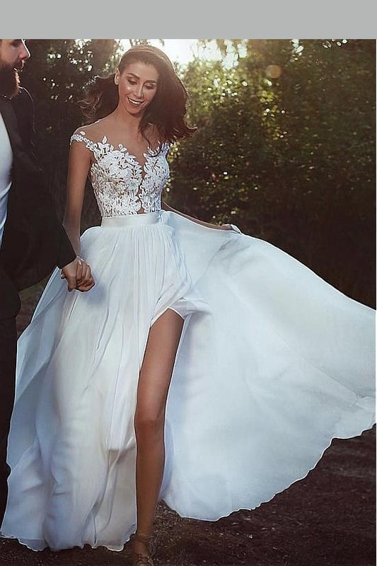 lace-bodice-boho-long-bridal-dress-with-chiffon-skirt