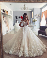lace-garden-inspired-wedding-gown-with-off-the-shoulder-1