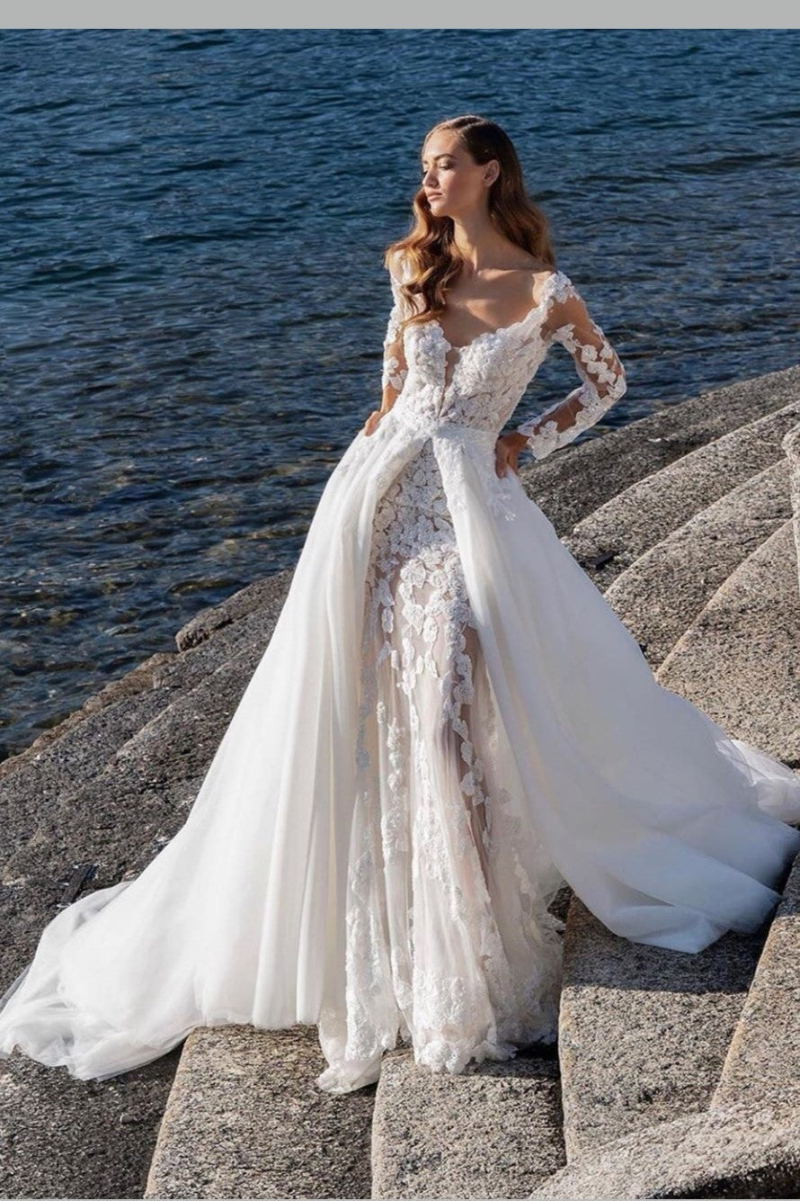 lace-long-sleeves-sheath-wedding-gown-with-detachable-train
