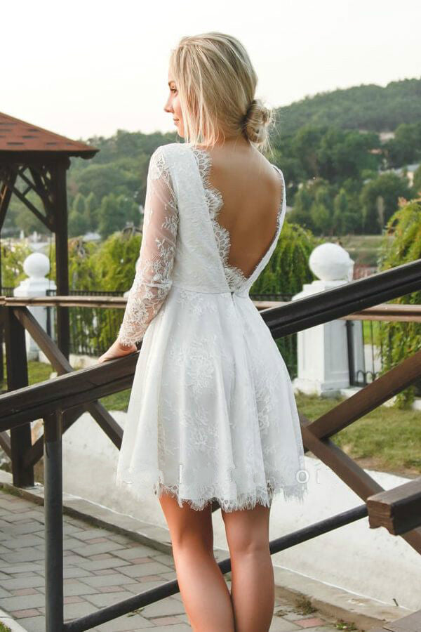 lace-long-sleeves-short-bride-dress-for-casual-wedding-1