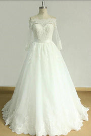 lace-off-the-shoulder-bridal-dress-with-sleeves