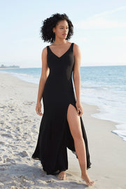 maxi-long-black-prom-gown-with-side-slit