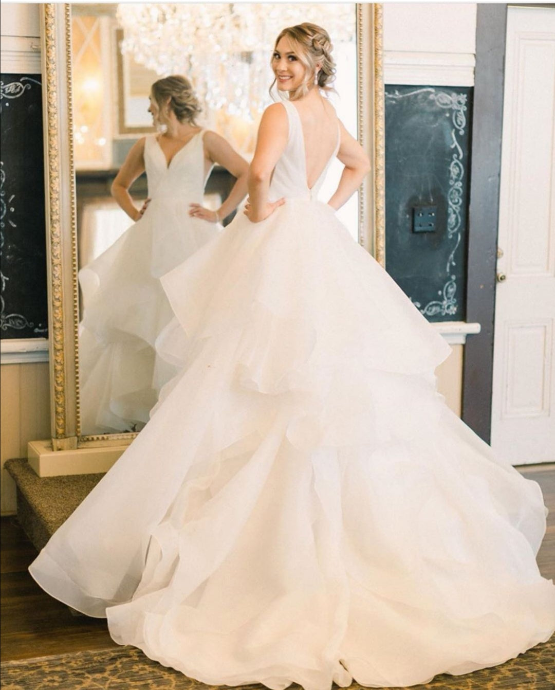 modern-layers-skirt-ball-gown-bridal-dress-with-v-neckline-1