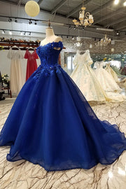 off-the-shoulder-royal-blue-evening-dresses-with-3d-floral-lace