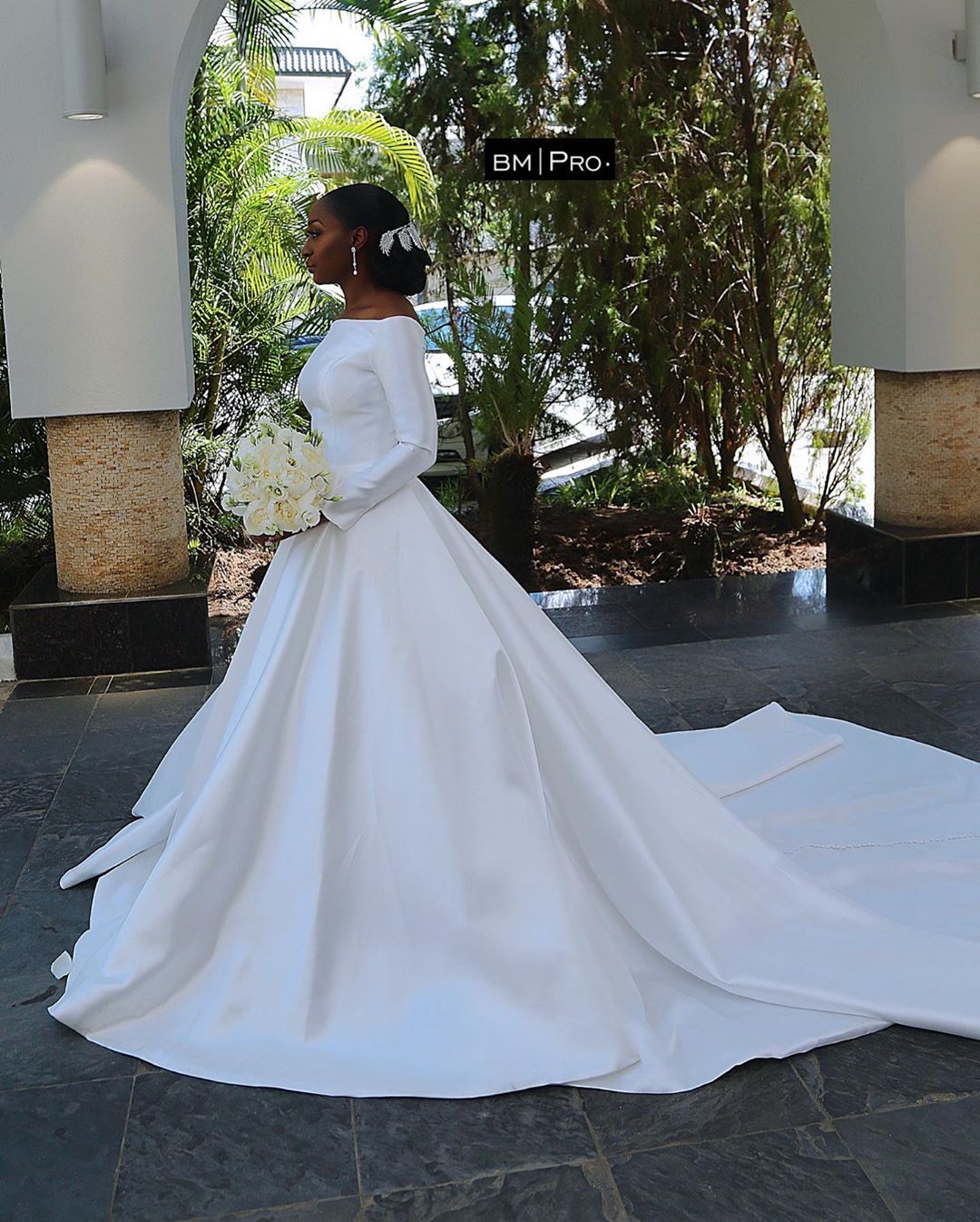 off-the-shoulder-sleeves-satin-white-bridal-dress-for-nigeria-1