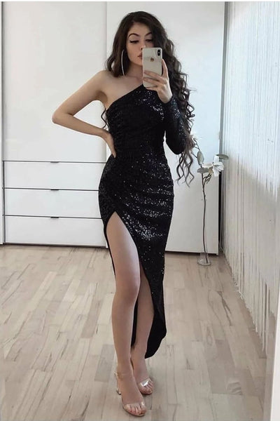 one-sleeve-prom-dress-black-sequins-overall
