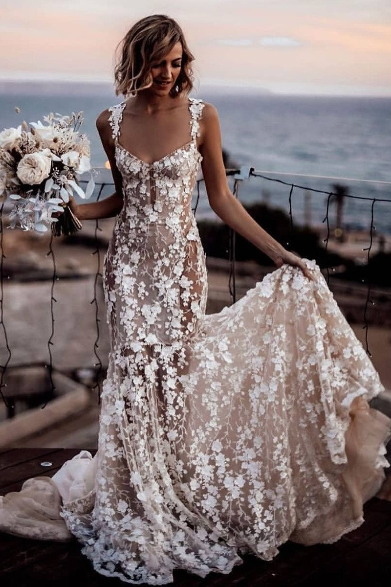 partial-illusion-floral-lace-dress-for-wedding-2020