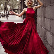 pleated-long-burgundy-evening-dress-with-high-neckline-2