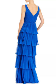 pleated-tier-royal-blue-prom-gown-with-plunging-neckline-1