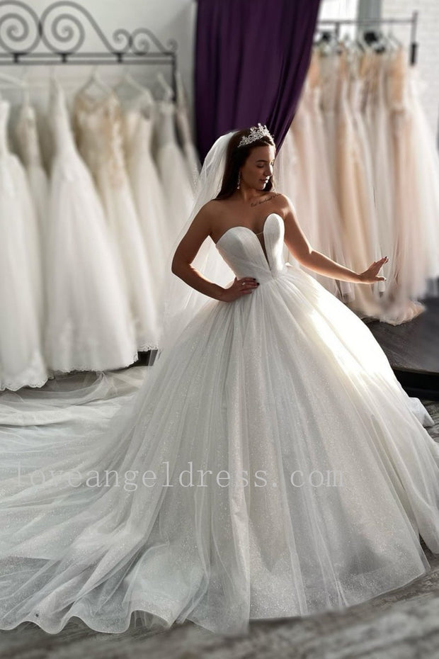 plunging-sequin-wedding-dresses-2020-designs