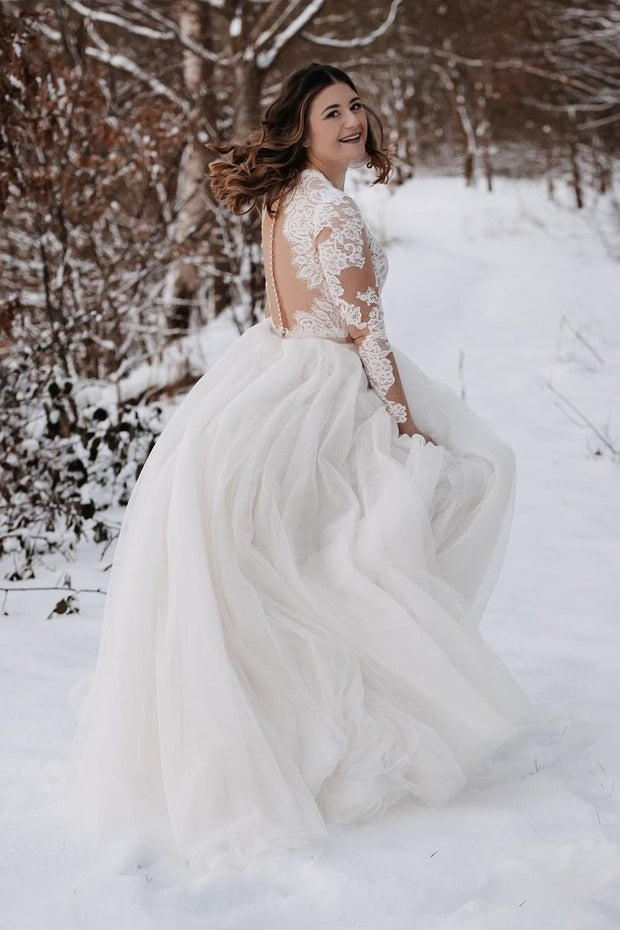 princess-fairytale-wedding-gown-with-sleeves-1