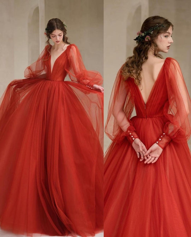 princess-red-prom-dresses-with-tulle-skirt-1