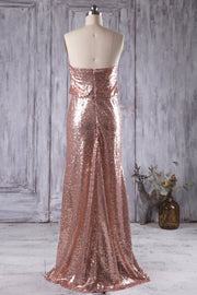 rose-gold-sequins-bridesmaid-dresses-with-strapless-bodice-1