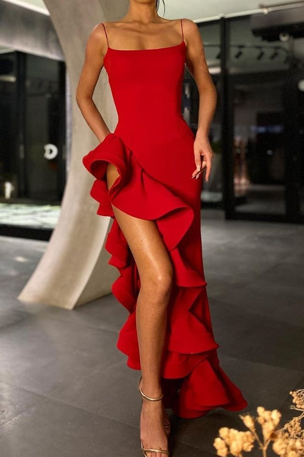 ruffled-skirt-red-long-dress-for-prom-party