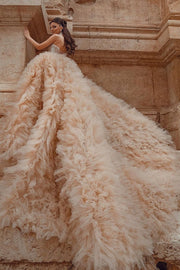ruffled-tulle-champagne-ball-gown-wedding-dresses-2021-1