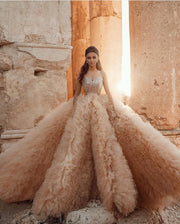 ruffled-tulle-champagne-ball-gown-wedding-dresses-2021-2
