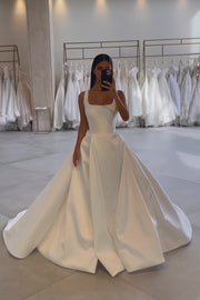 satin-ivory-wedding-dresses-square-neckline-1