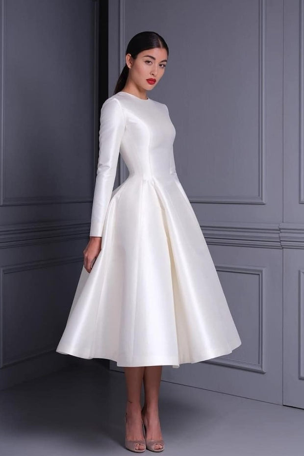 satin-midi-length-bride-dresses-long-sleeves-1