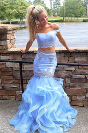 satin-tulle-two-piece-light-blue-prom-dresses-with-layers-skirt