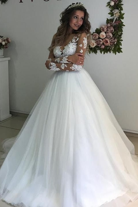 see-through-lace-long-sleeve-bride-wedding-gowns-online