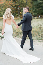 sheath-short-sleeve-wedding-gown-with-hollow-back-2