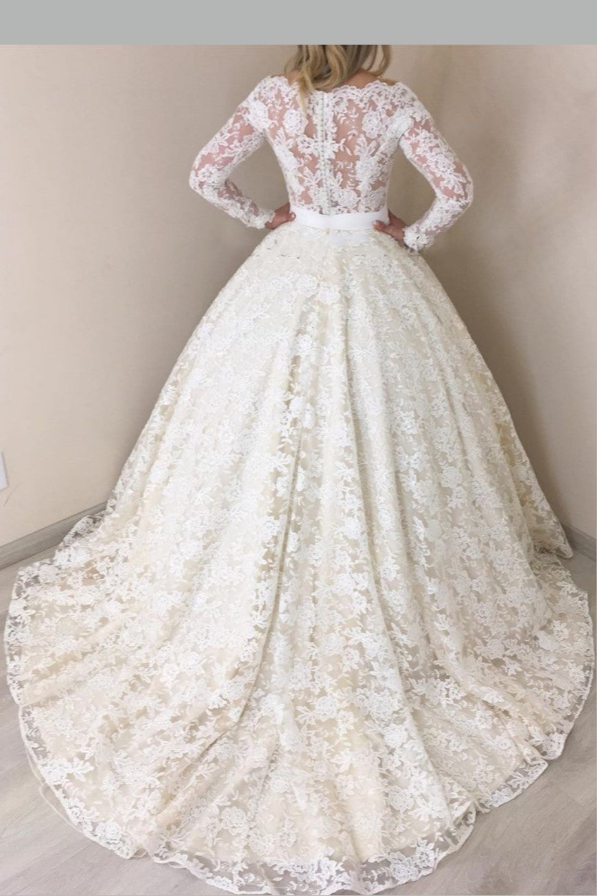 sheer-lace-wedding-dresses-ball-gown-with-long-sleeves-1