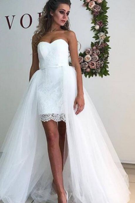 short-lace-casual-wedding-dress-with-removeable-skirt