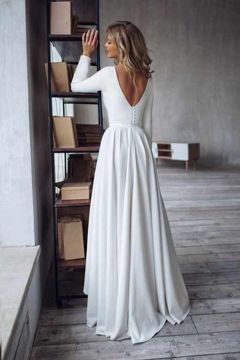 simple-hi-lo-bridal-gown-with-long-sleeves-1