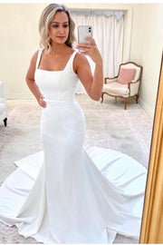 simple-mermaid-bridal-dresses-with-square-neckline