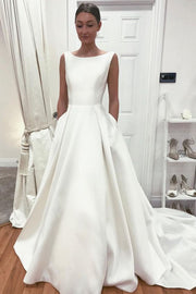 sleeveless-satin-wedding-dress-with-pockets-vestido-noiva-2020
