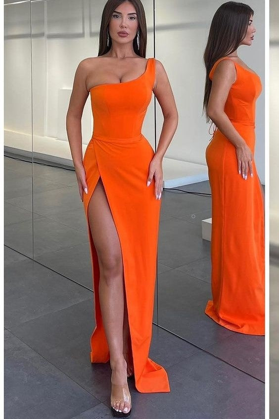 slim-long-orange-prom-gown-with-single-shoulder