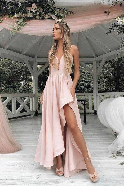 spaghetti-straps-pink-prom-gown-with-irregular-skirt-1