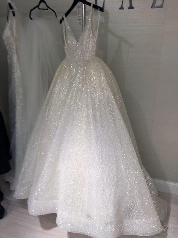 sparkling-sequin-wedding-dresses-with-v-neckline-1