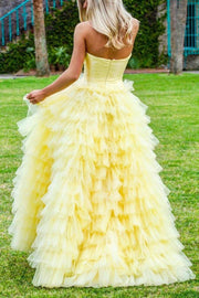 strapless-satin-yellow-prom-ball-gown-dress-with-tulle-tiered-skirt-1
